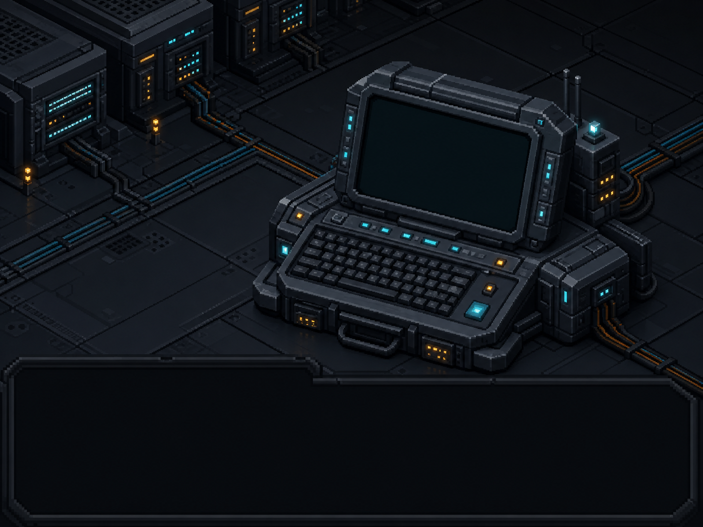 3D pixel-art terminal workstation for provisioning cloud compute